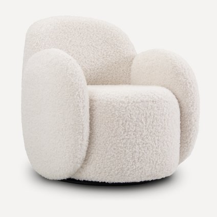 Кресло поворотное Теоп Cozy Milk