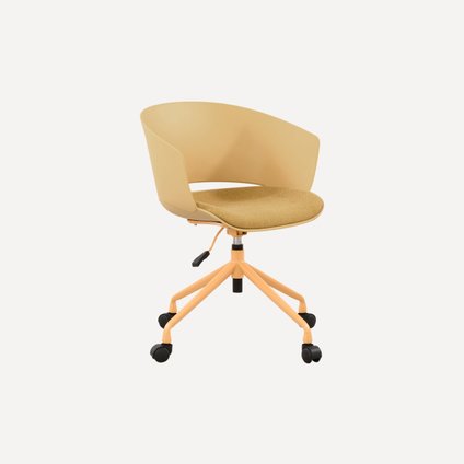 Офисное кресло Эшли Textile Yellow распродажа