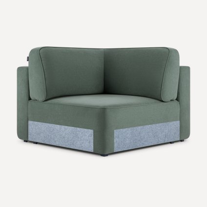 Угловое кресло Спейс-М Velvet Olive