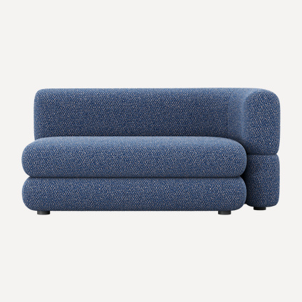Диван прямой Брера-7 Bucle Saphire