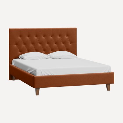 Кровать Раверти-Legs 140 Barhat Ginger