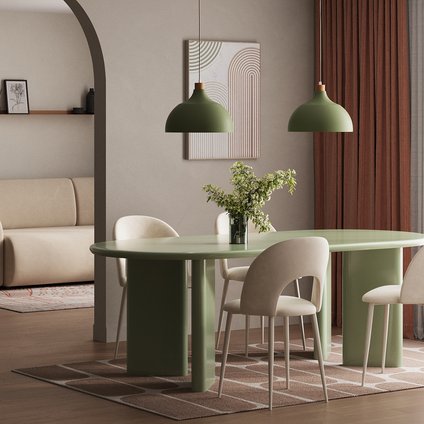 Обеденная группа Алмонт Glossy Olive