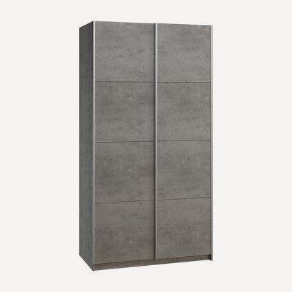 Шкаф-купе Итан-2-140-230 Бетон