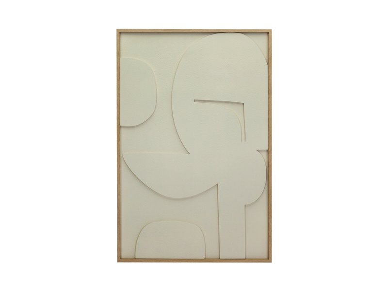 Картина Рельеф Кремовый 60x90