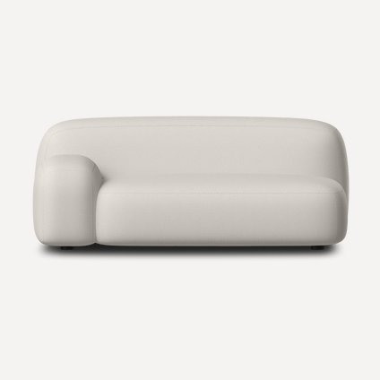 Диван прямой Риббл-2 Bucle White