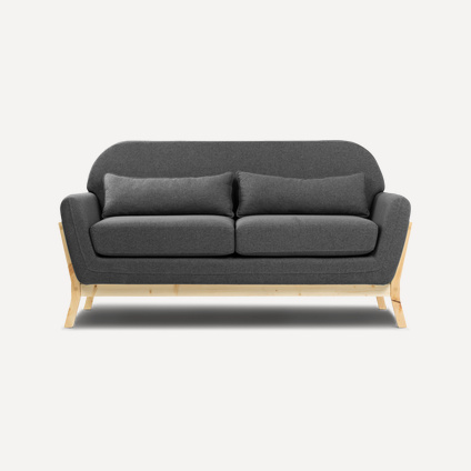 Диван прямой Эннис Textile Grafit