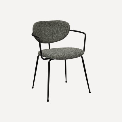 Стул Торви Рогожка Зеленый/Черный