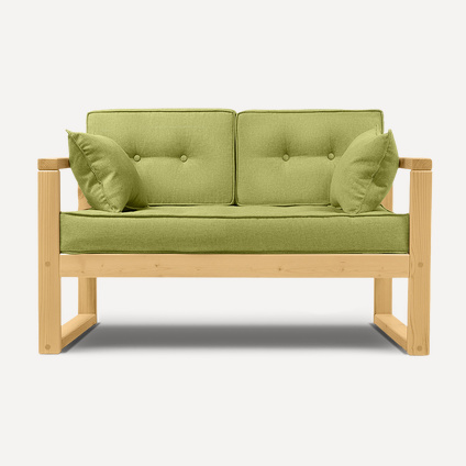 Кушетка Астер Textile Lime
