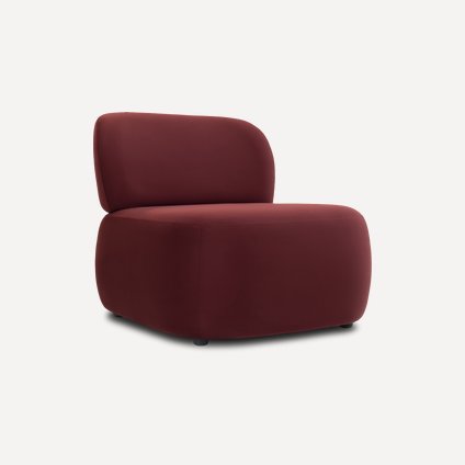 Кресло Нелви Velvet Marsala