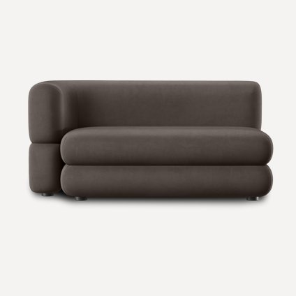 Диван прямой Brera-8 Velour Stone