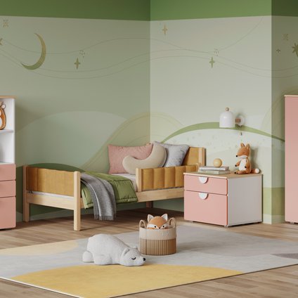 Модульная детская Милна 4 Розовый