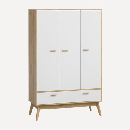 Распашной шкаф Нордик-3 Scandi Plain