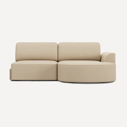 Диван модульный Спейс-М 1 Велюр Бежевый