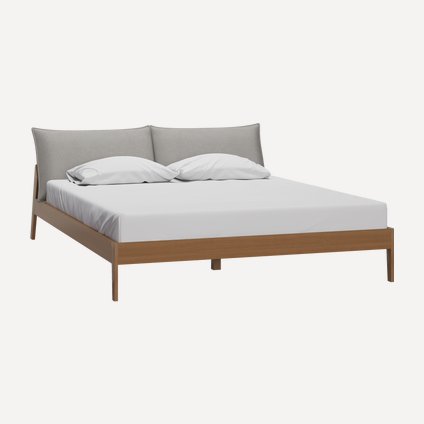 Кровать Эвелен-Walnut 160 Soft Grey