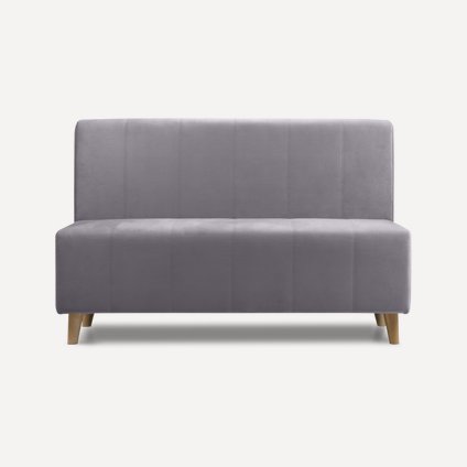 Диван прямой Илар Velvet Silver