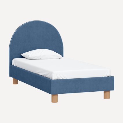 Кровать Лора 90 Velvet Navy Blue