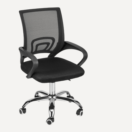 Офисное кресло Старк Black Chrome