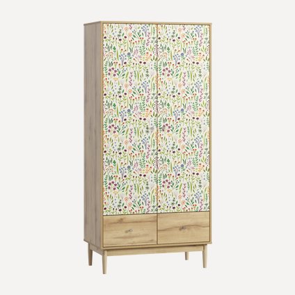 Распашной шкаф Тайрон 2-95x200 Сальвия