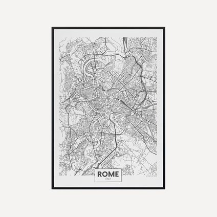 Постер Карта Rome