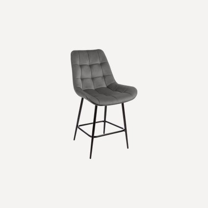 Стул полубарный Флекс-1 Velvet Grey