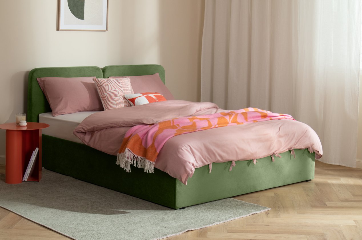 Кровать Вилена 140 Velvet Olive - фото 2