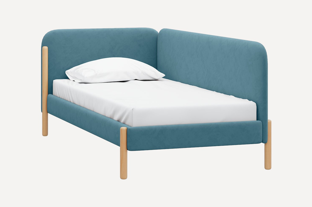 Кровать Кейси 90 Velvet Mint - фото 1