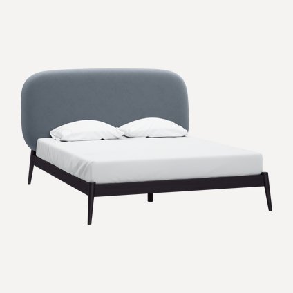 Кровать Саоми 140 Velvet Grey