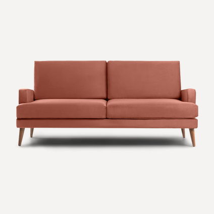 Диван прямой Хевит Barhat Salmon