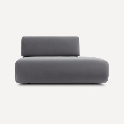 Диван прямой Маиль-1РП Велюр Серый