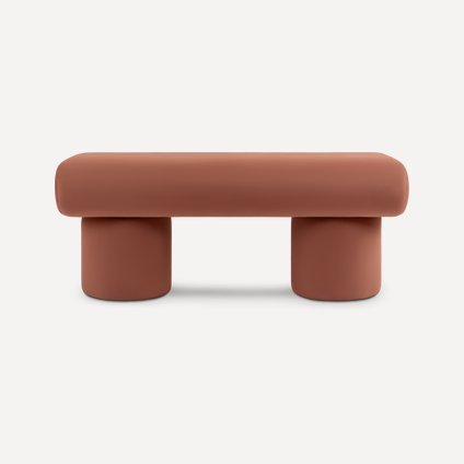 Банкетка Плум Велюр Терракотовый