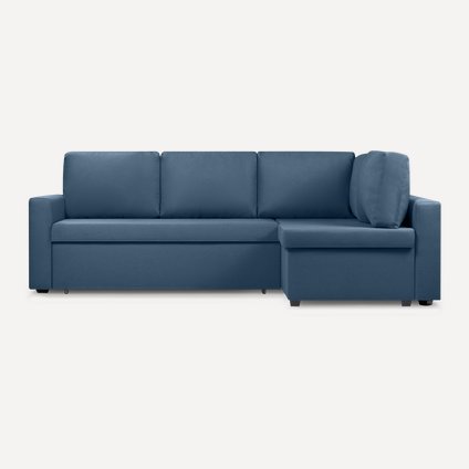 Диван угловой Милбург Textile Navy Blue