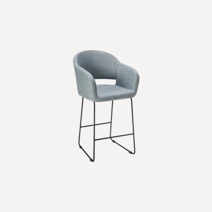 Стул полубарный Одар-4 Textile Grey