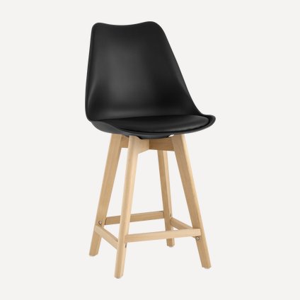 Стул полубарный Фран Black