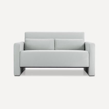 Диван прямой Ланер-Мини 120 Velvet Silver