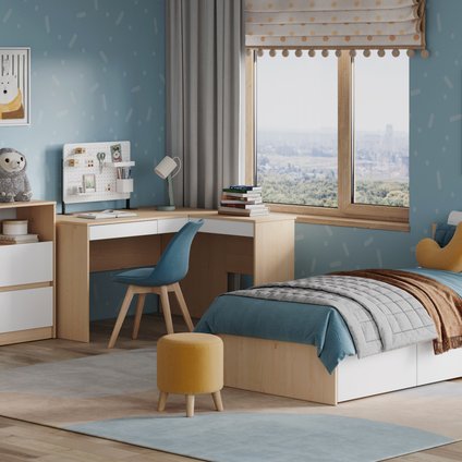 Модульная детская Пенни-7 Plywood White