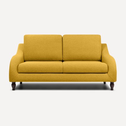 Диван прямой Флори Textile Yellow