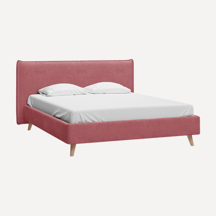 Кровать Кьево 180 Velvet Pink