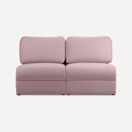 Диван прямой Полан Velvet Pink