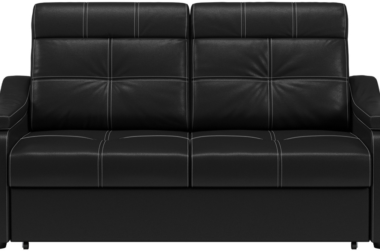 Диван кожаный Рейган Black – купить в Москве по цене 47 490 рублей в ...