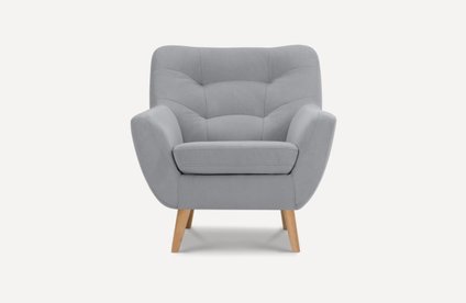 Кресло Витио Velvet Silver уценка