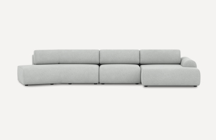 Диван модульный Маиль-4 Textile Silver