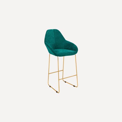 Стул барный Кент-5 Velvet Emerald
