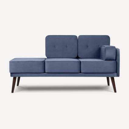 Кушетка Эдрил Velvet Navy Blue