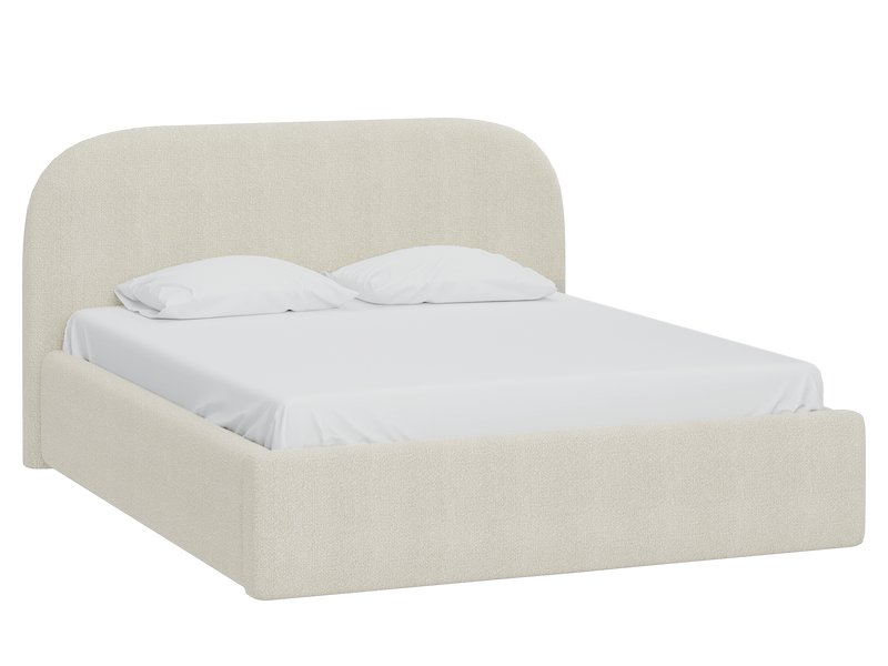Кровать Кевия 180 Букле Молочный